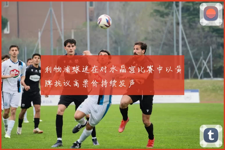 利物浦球迷在对水晶宫比赛中以黄牌抗议高票价持续发声