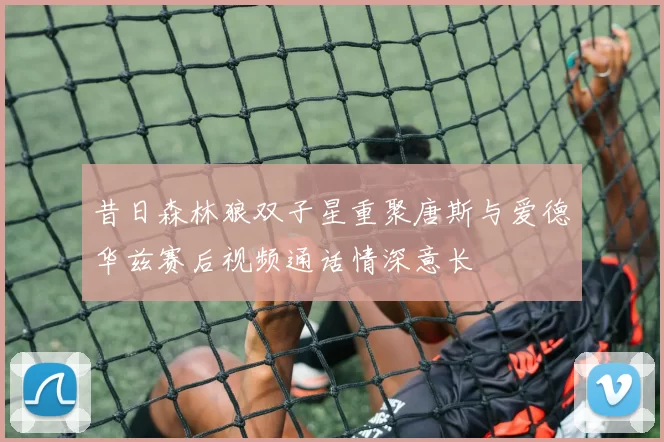 昔日森林狼双子星重聚唐斯与爱德华兹赛后视频通话情深意长